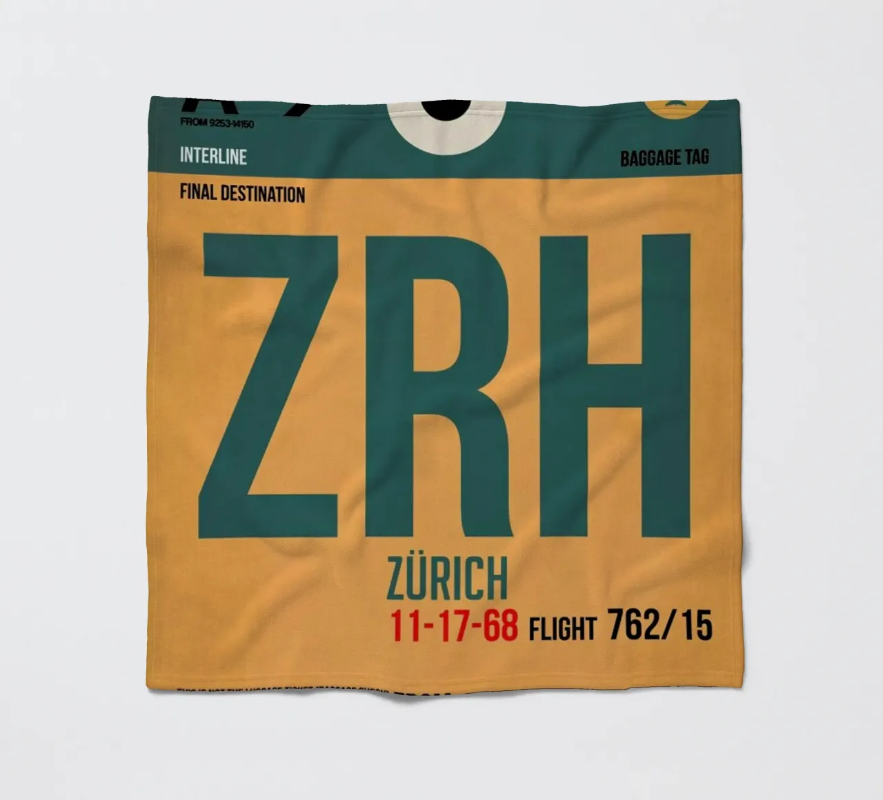 Zurich coperta in pile da Naxart