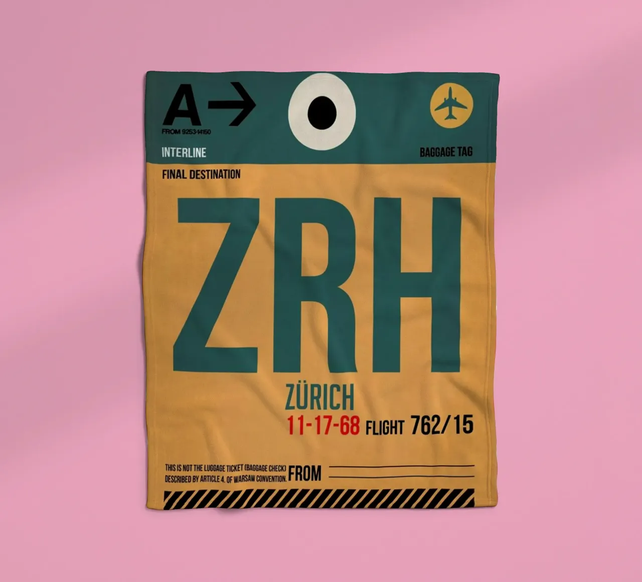 Zurich coperta in pile da Naxart