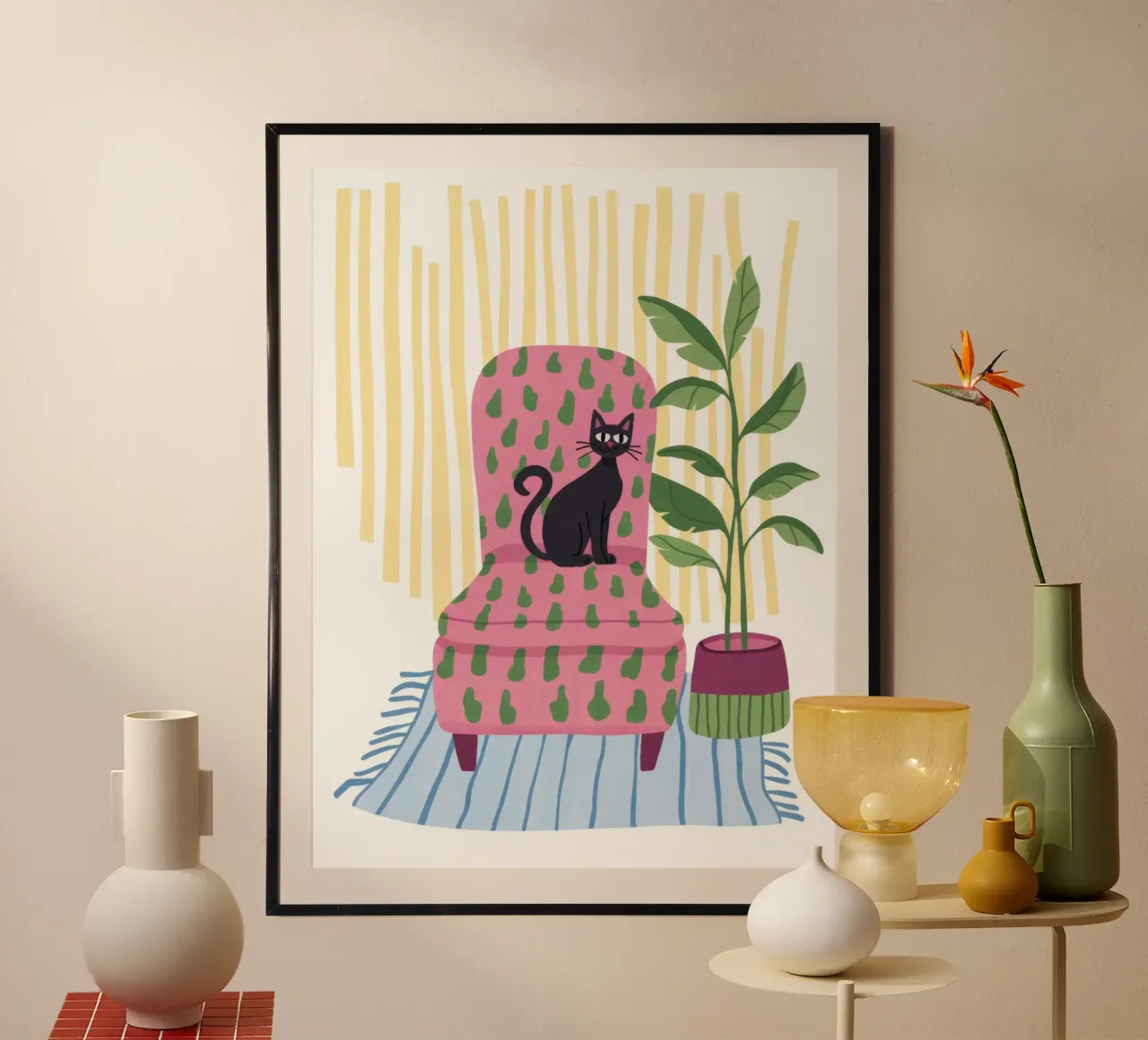 Trono felino carta hahnemühle da Artie Shifa