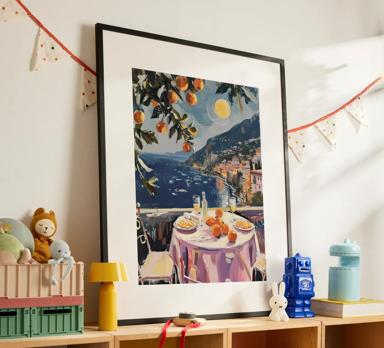 Sicily Italy, Watercolour, Mediterranean Painting hahnemühle by Peaches Art Prints