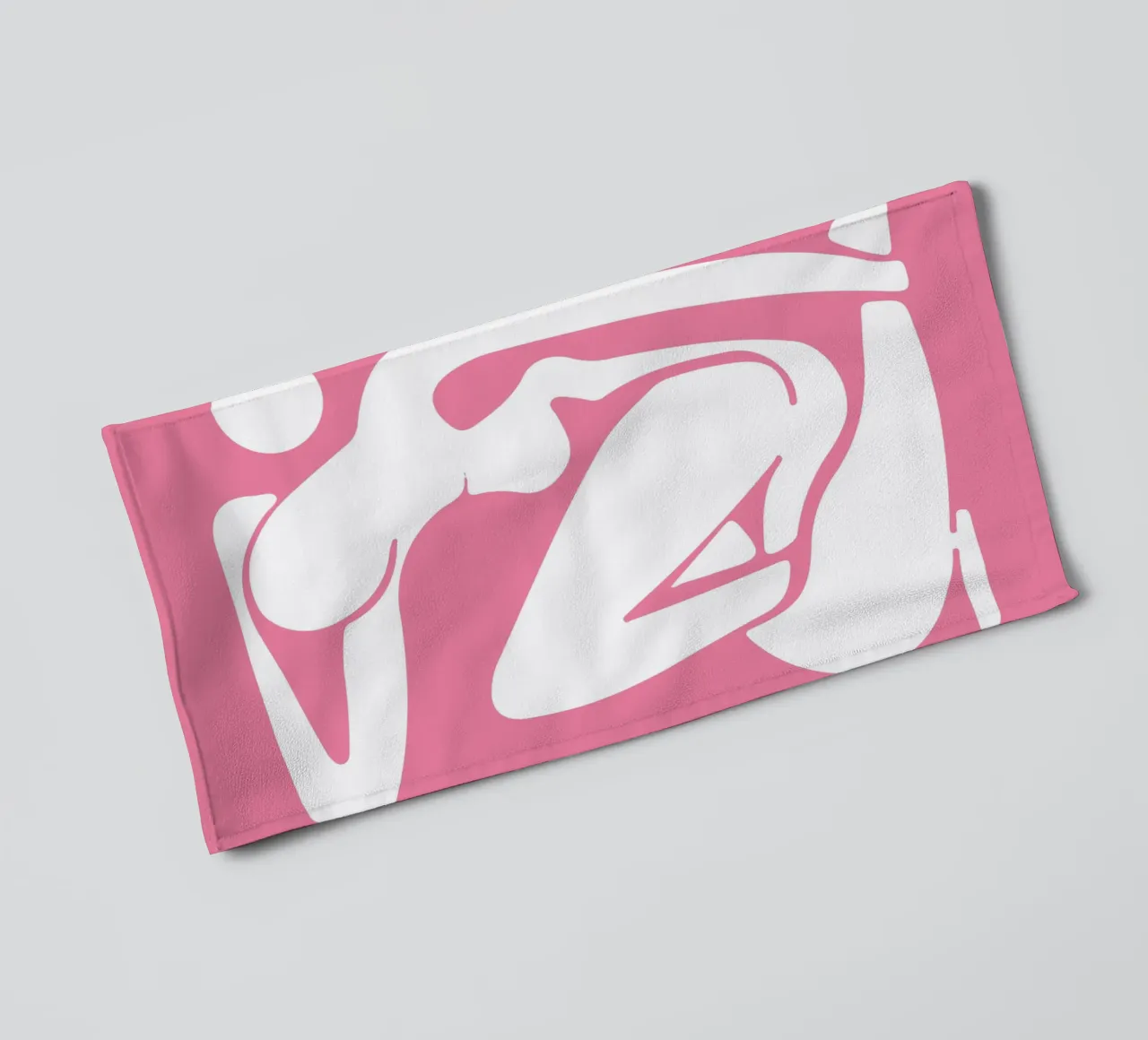 Henri Matisse, Cutout women Abstract Art, Rose serviette de bain de pdigitalprints
