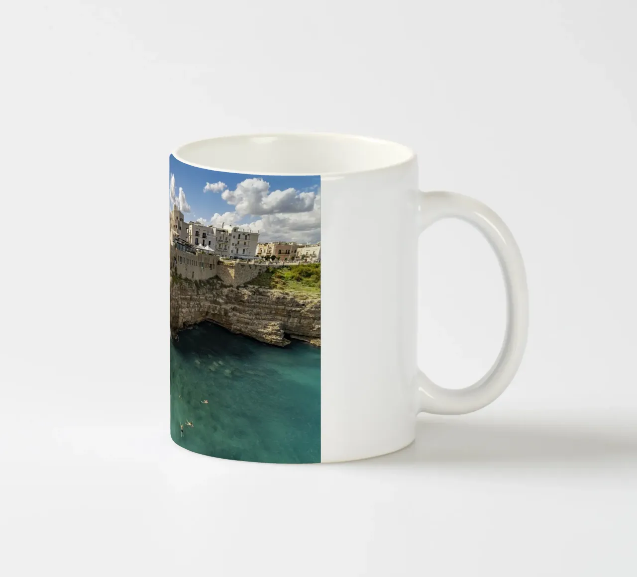 Polignano in Apulien tazza in ceramica da Reisefotografie - Bilder aus aller Welt