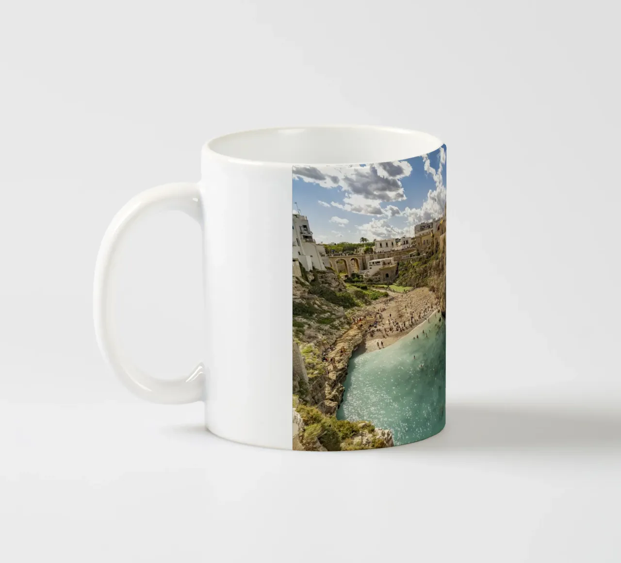 Polignano in Apulien tazza in ceramica da Reisefotografie - Bilder aus aller Welt