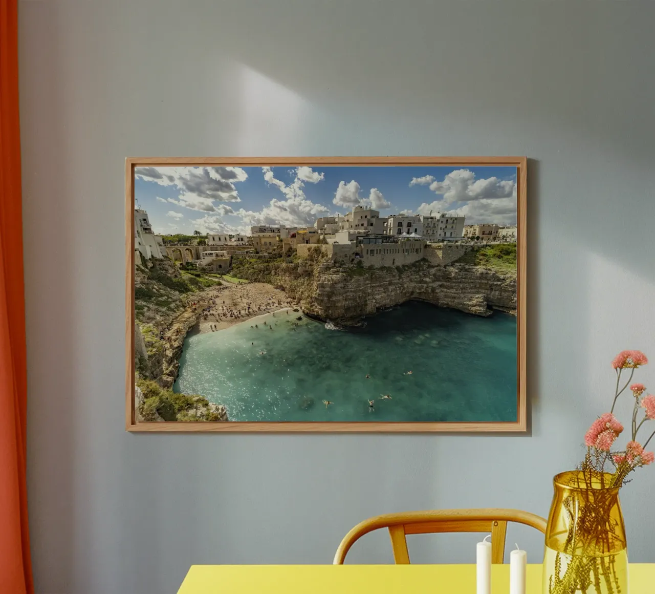 Polignano in Apulien alluminio dibond da Reisefotografie - Bilder aus aller Welt