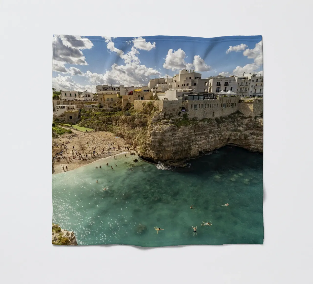 Polignano in Apulien coperta in pile da Reisefotografie - Bilder aus aller Welt