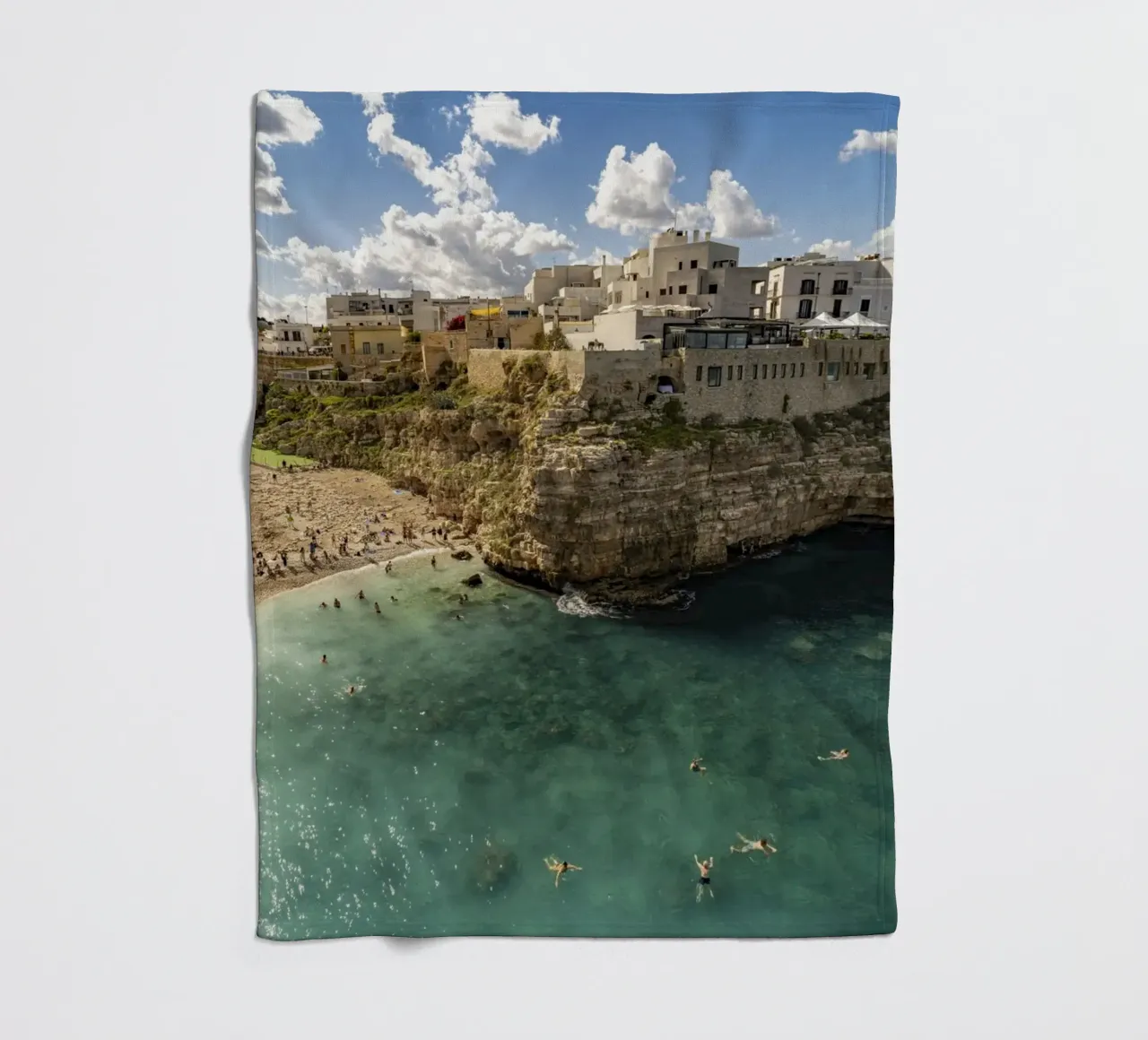 Polignano in Apulien coperta in pile da Reisefotografie - Bilder aus aller Welt