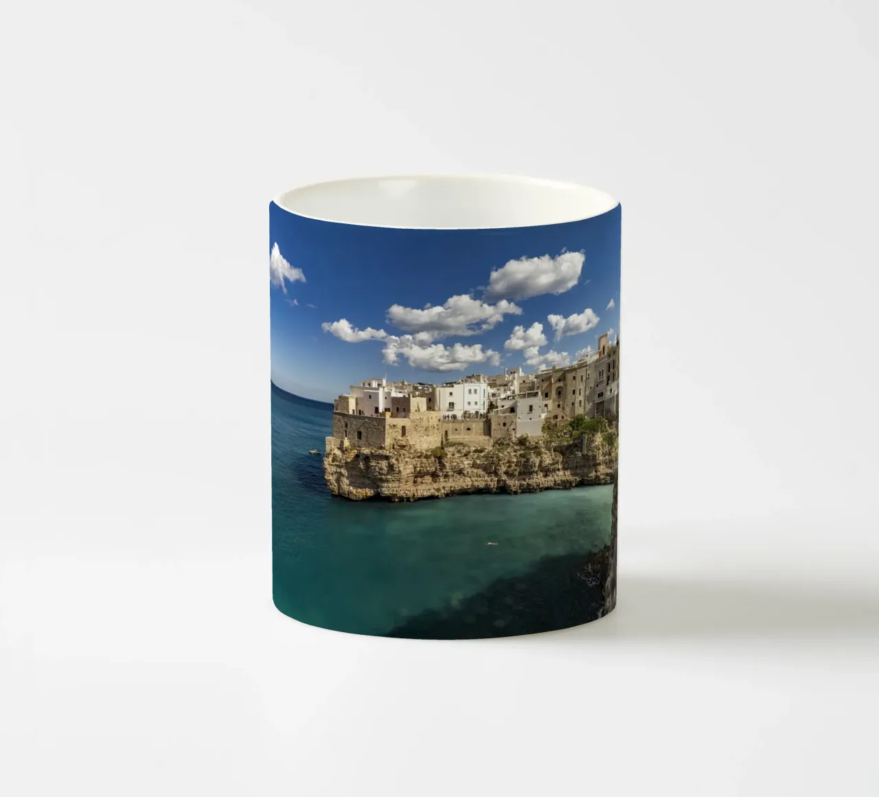 Polignano in Apulien tazza in ceramica da Reisefotografie - Bilder aus aller Welt