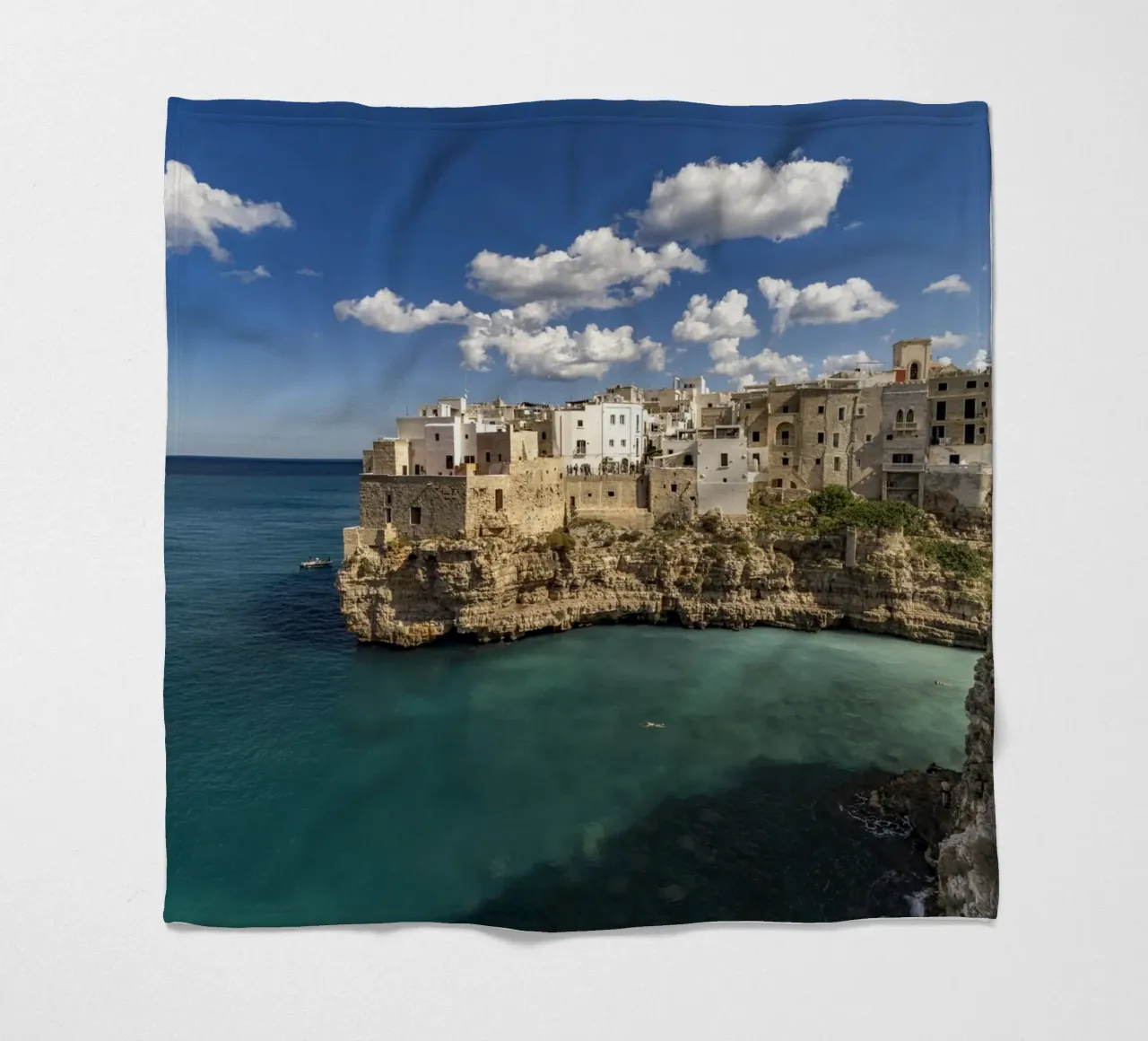 Polignano in Apulien coperta in pile da Reisefotografie - Bilder aus aller Welt