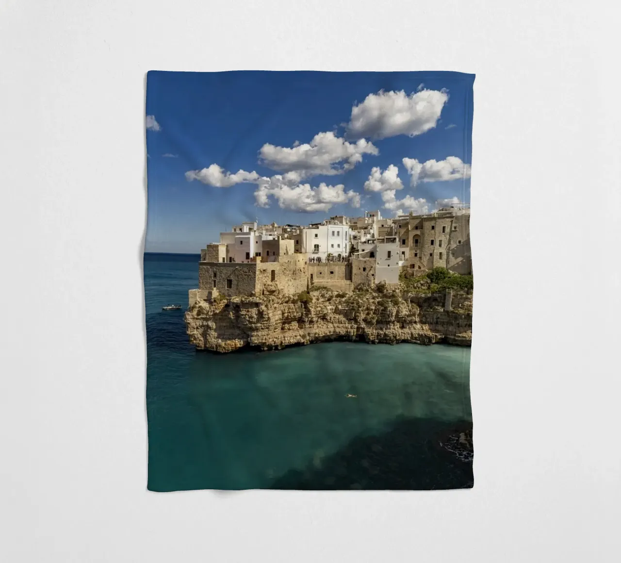 Polignano in Apulien coperta in pile da Reisefotografie - Bilder aus aller Welt