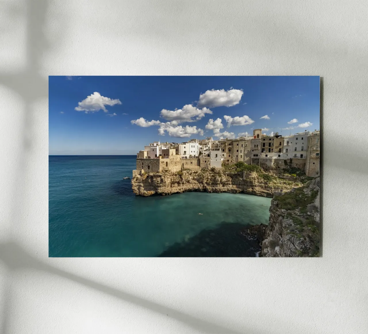 Polignano in Apulien alluminio dibond da Reisefotografie - Bilder aus aller Welt