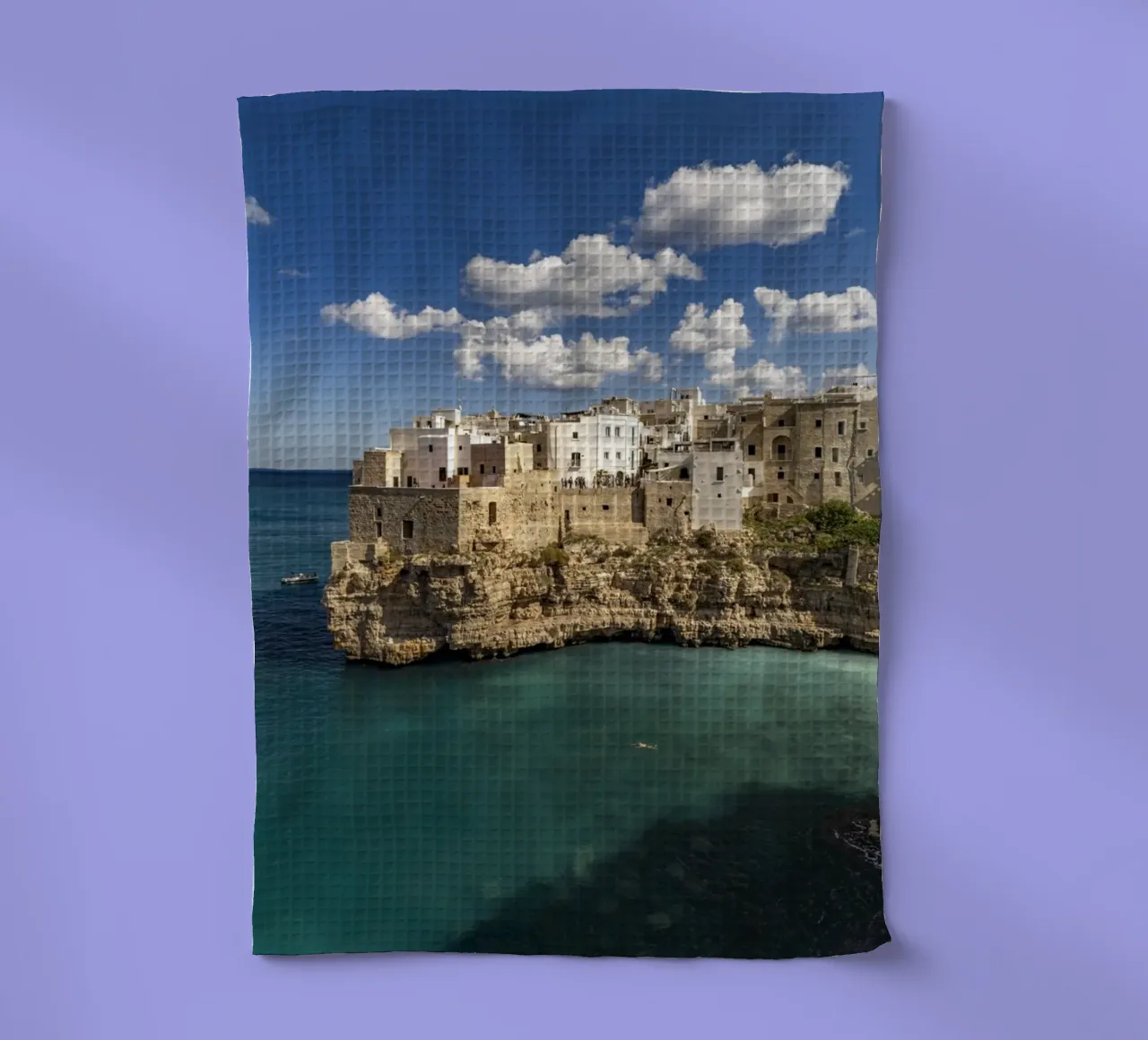 Polignano in Apulien canovaccio da cucina da Reisefotografie - Bilder aus aller Welt