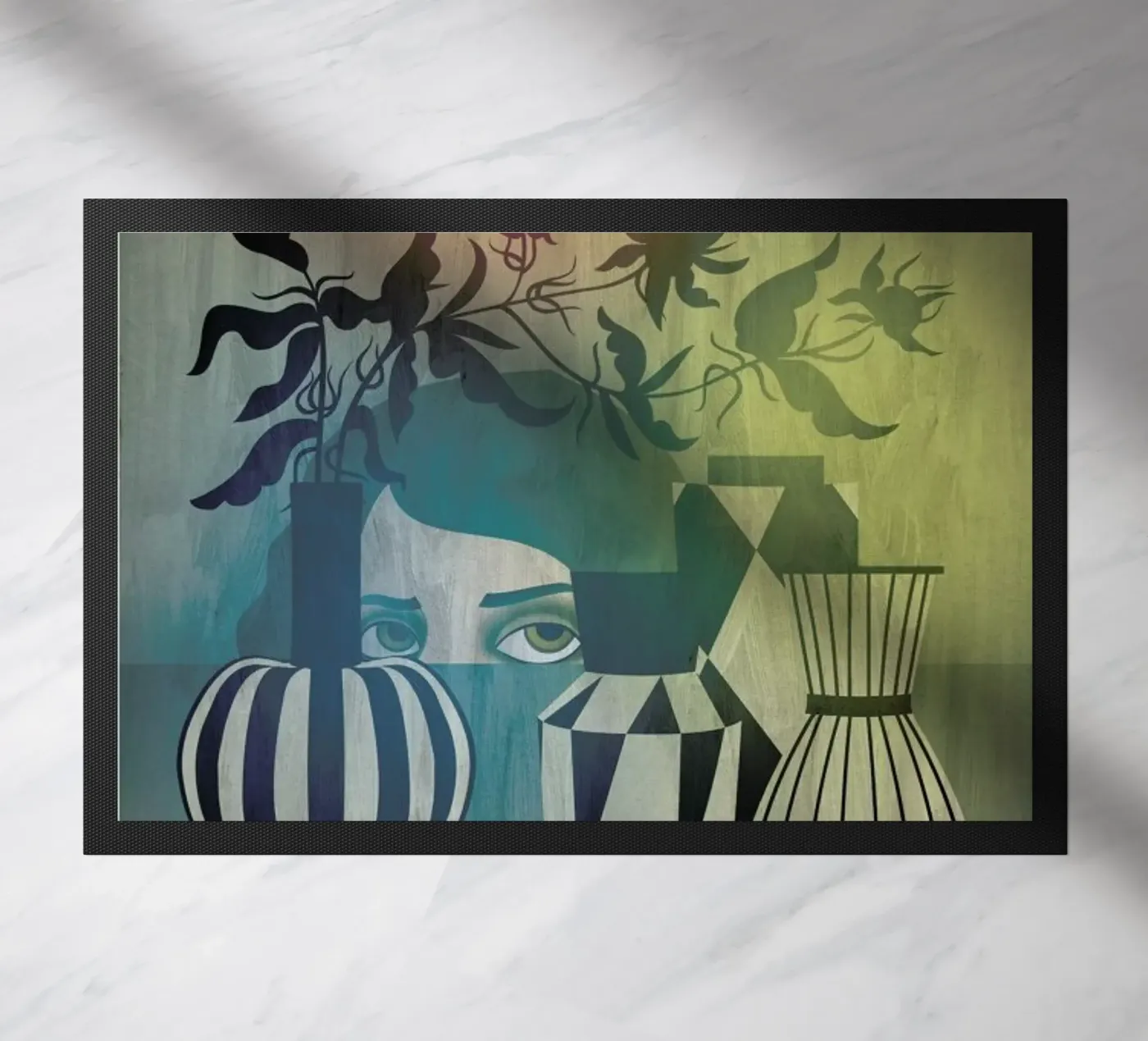 Stilleben doormat by Lesja Chernish