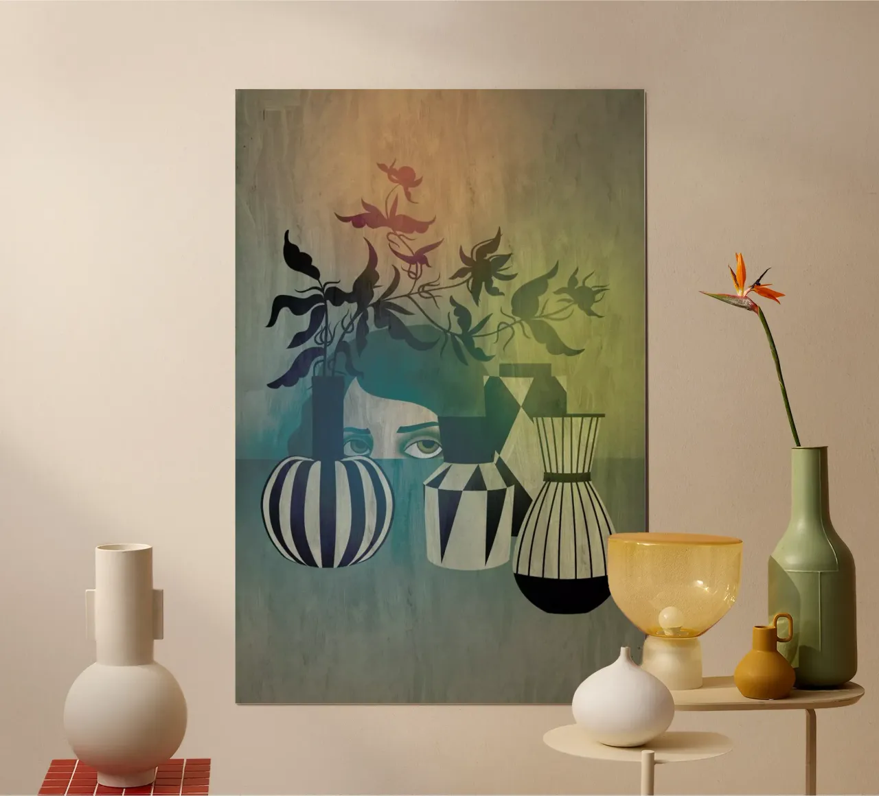 Stilleben poster con telaio in legno da Lesja Chernish