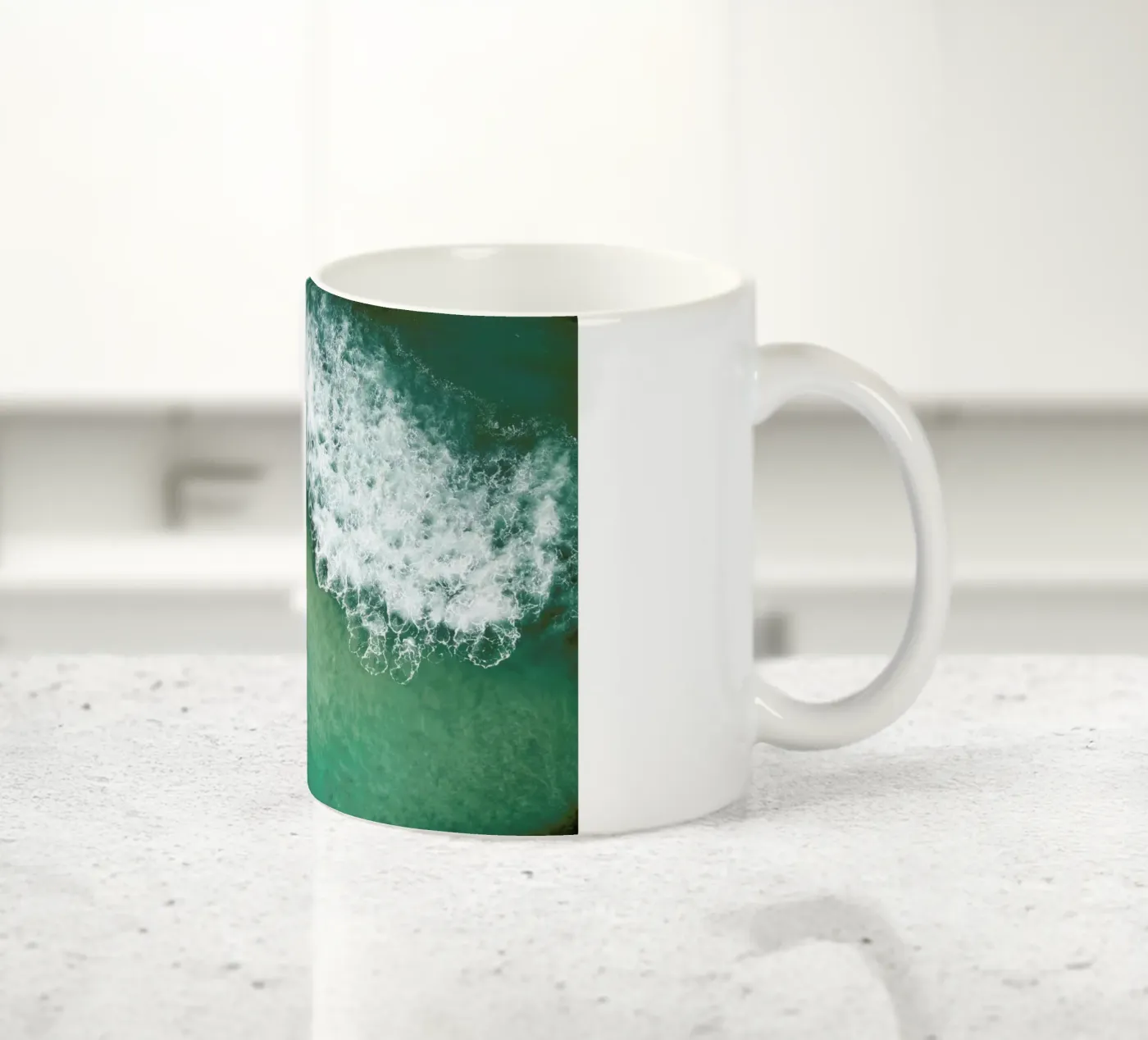 Wavescapes 02 ceramic mug by Shot By Clint