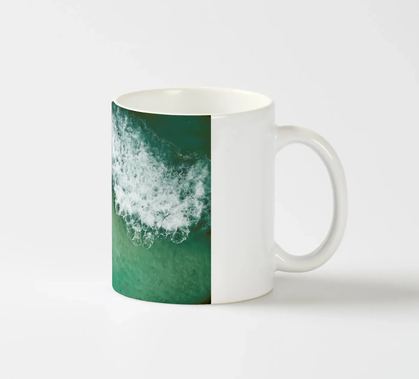 Wavescapes 02 ceramic mug by Shot By Clint