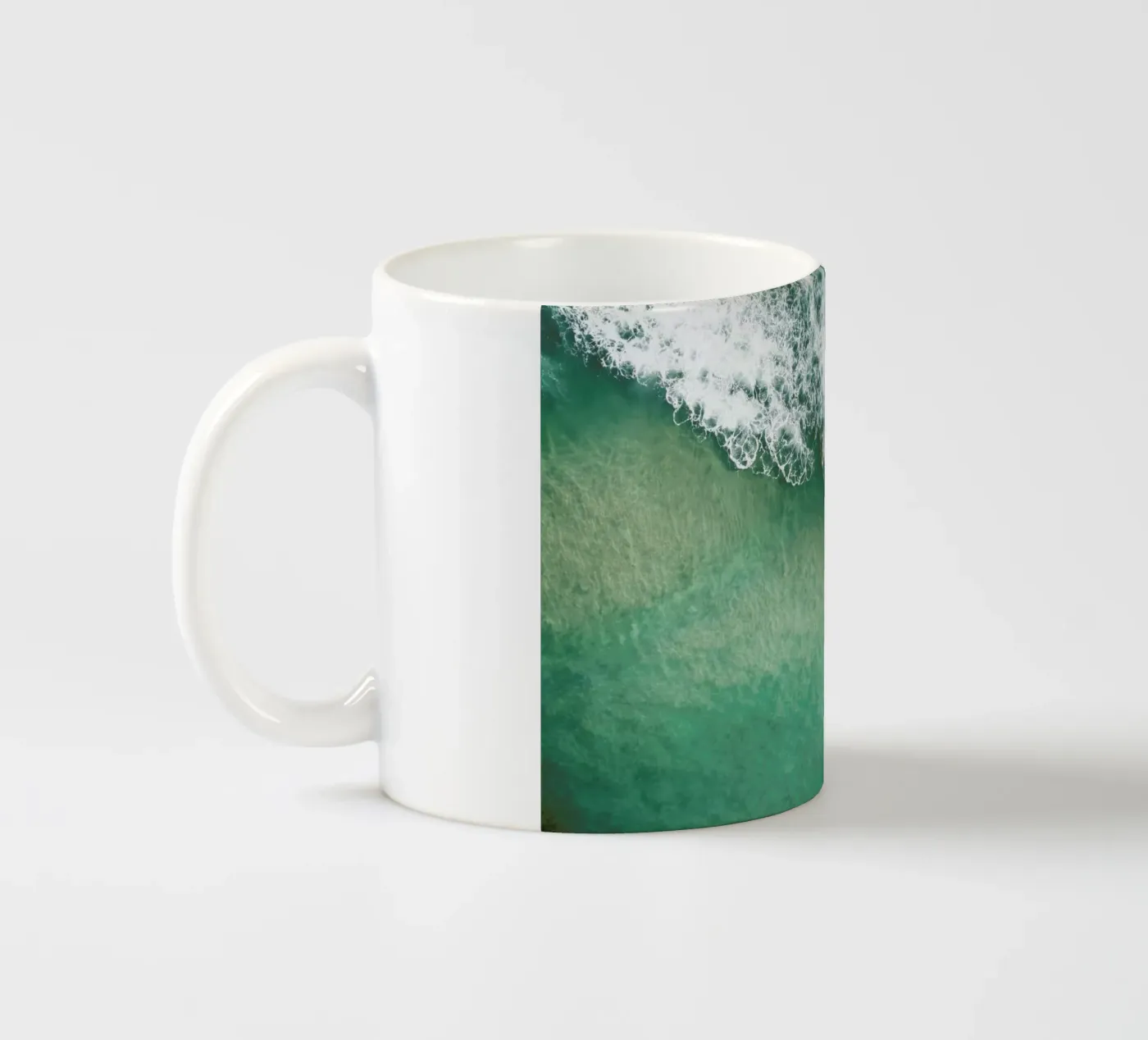Wavescapes 02 ceramic mug by Shot By Clint