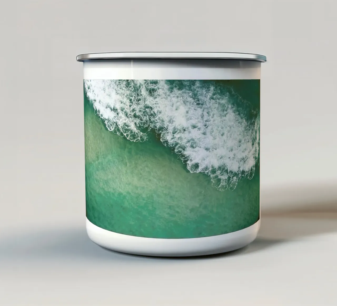Wavescapes 02 tazza in smalto da Shot By Clint