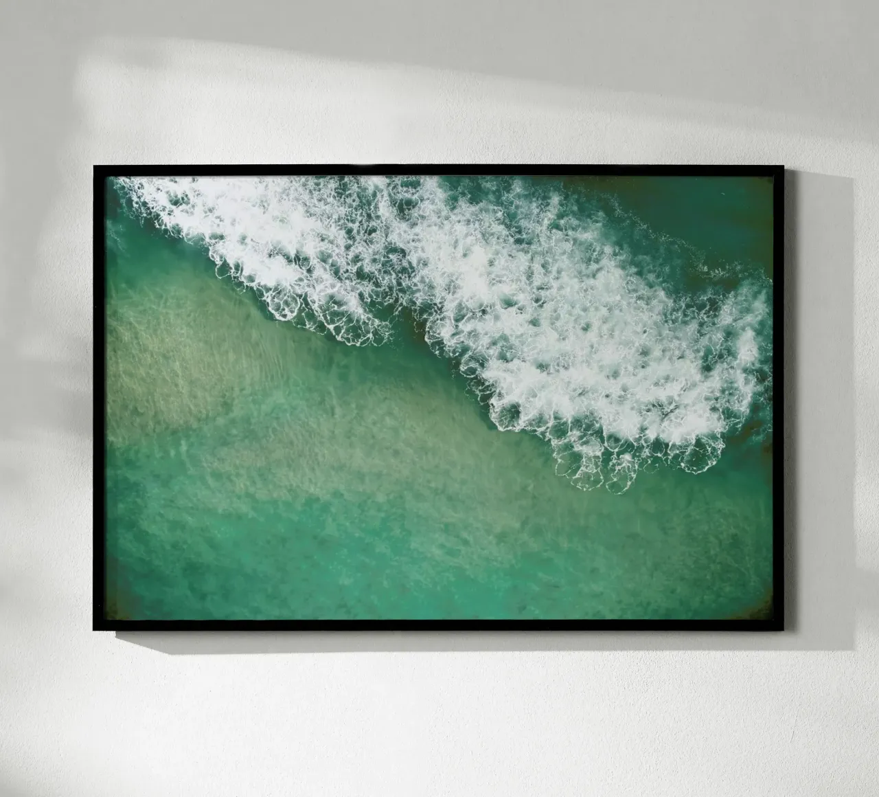 Wavescapes 02 poster con telaio in plastica da Shot By Clint