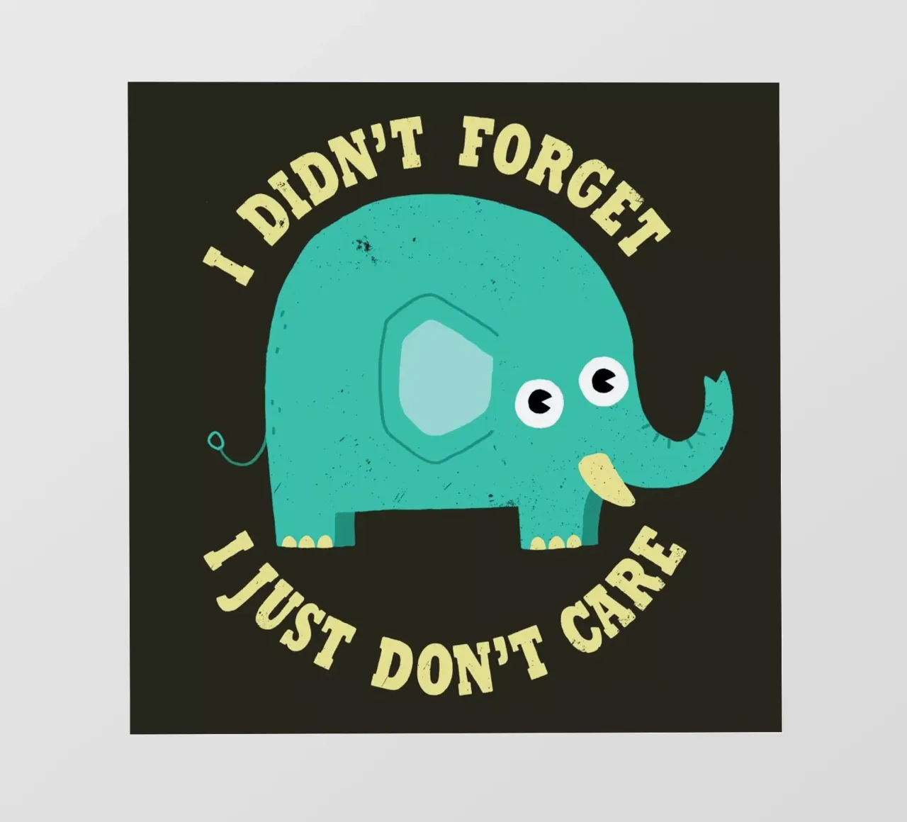 An Elephant Never Cares pellicola backlit da DinoMike
