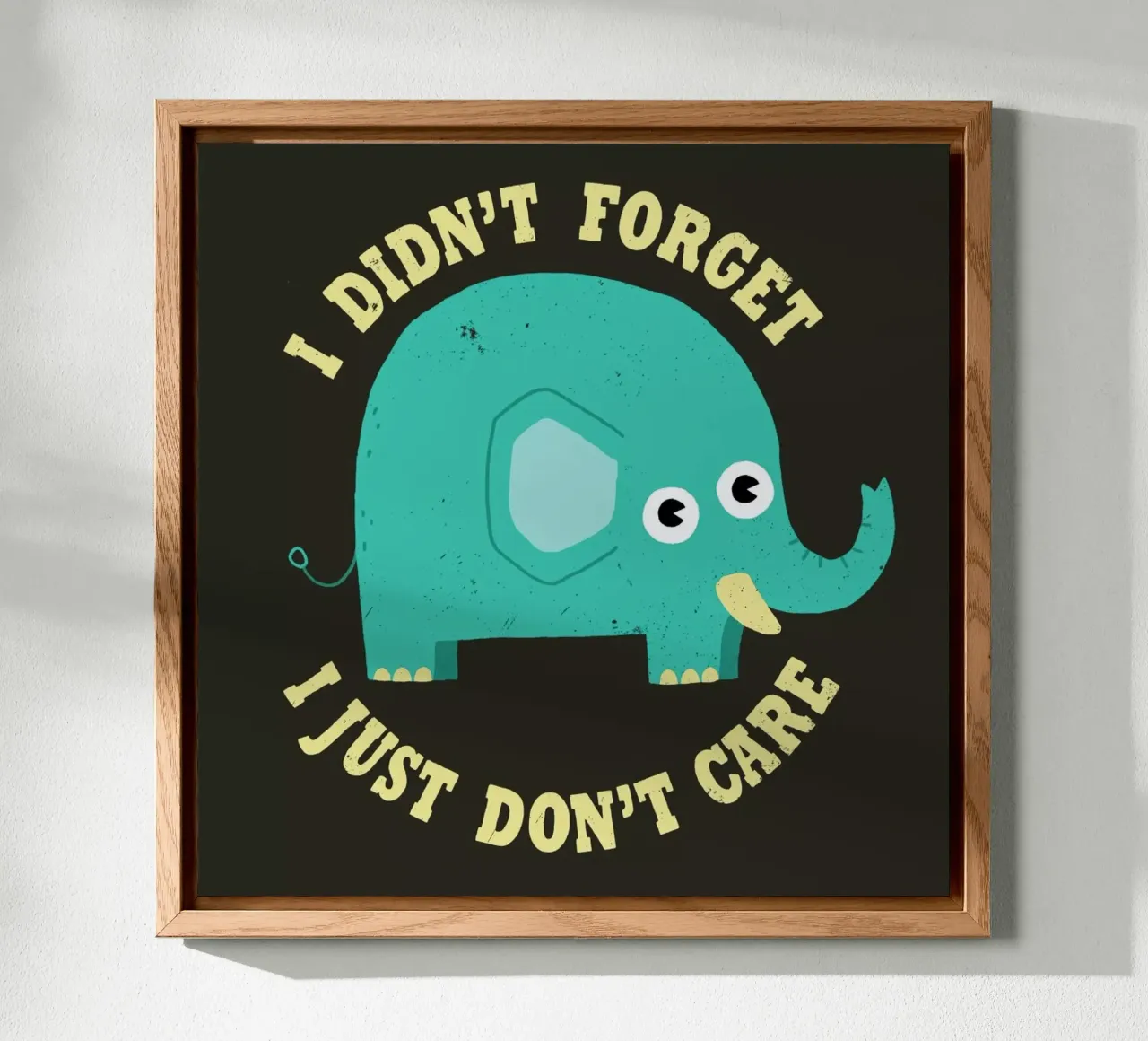 An Elephant Never Cares Forex-Platte von DinoMike