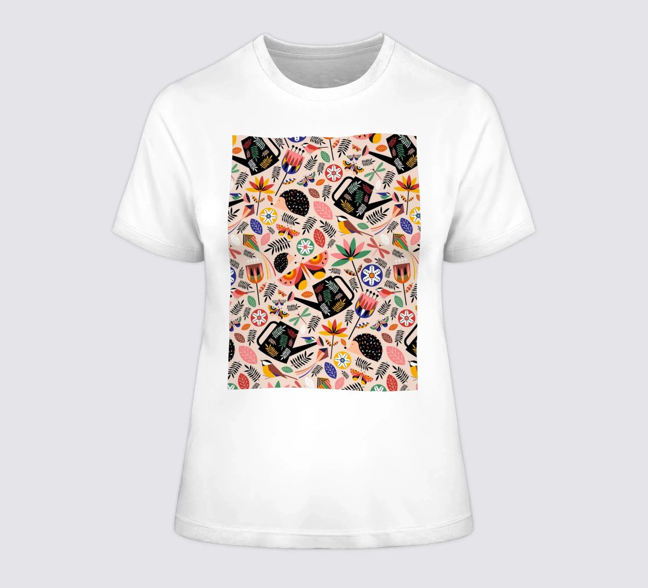Spring Vibes dames t-shirt getailleerd van susanapaz