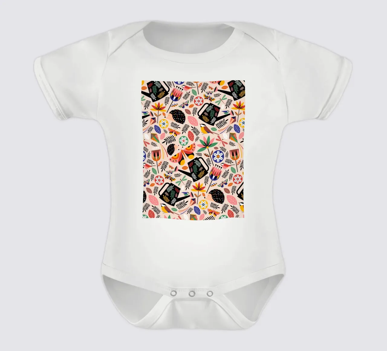 Spring Vibes body neonato maniche corte da susanapaz