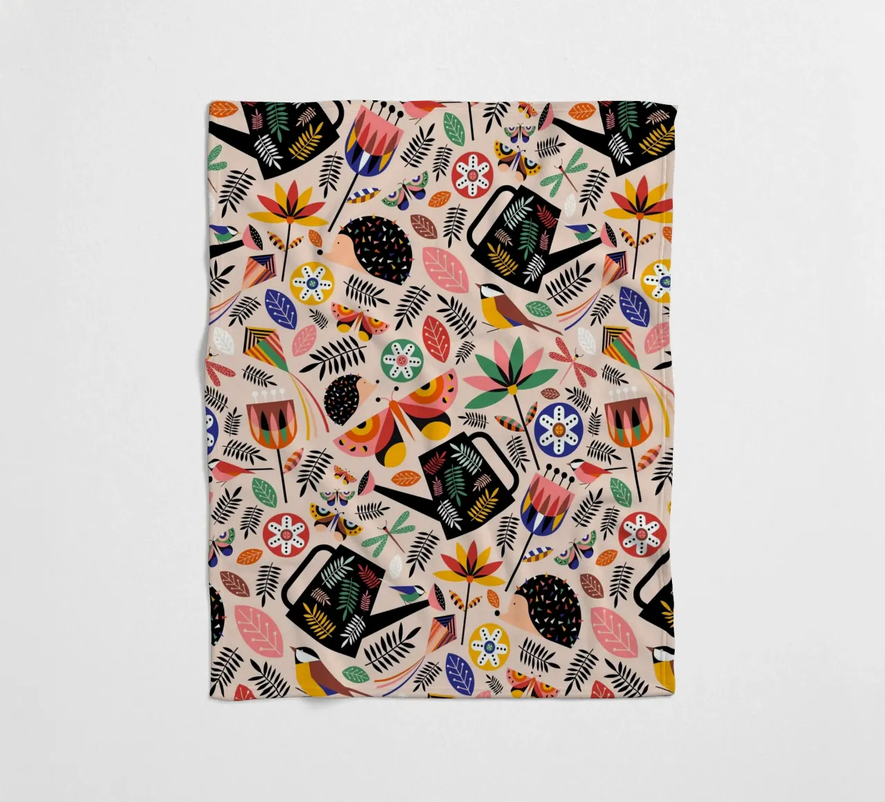 Spring Vibes Fleecedecke von susanapaz