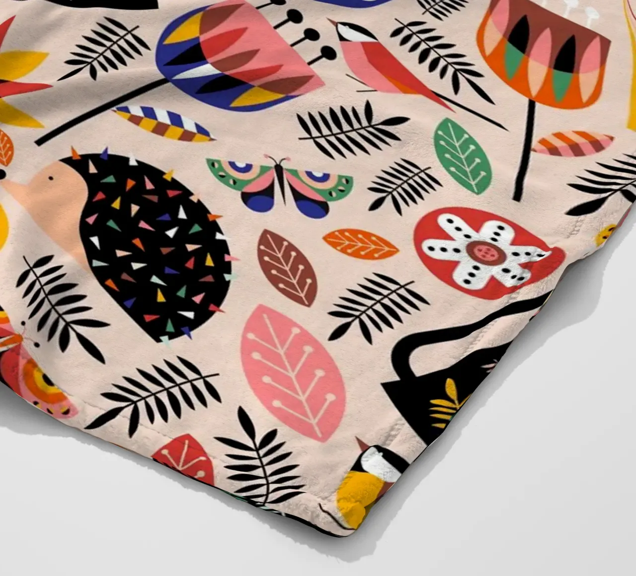 Spring Vibes coperta in pile da susanapaz