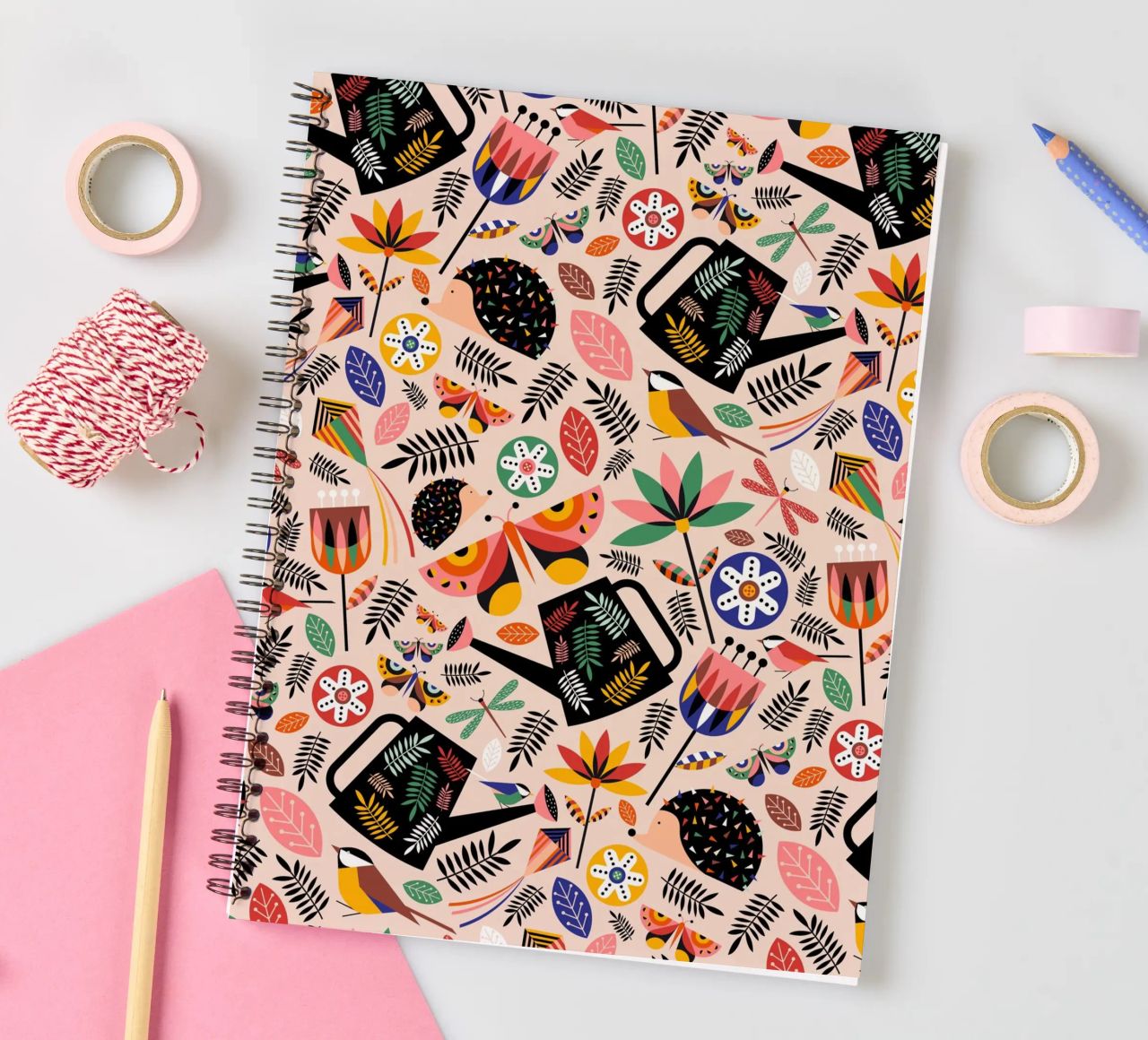 Spring Vibes carnet à spirale de susanapaz