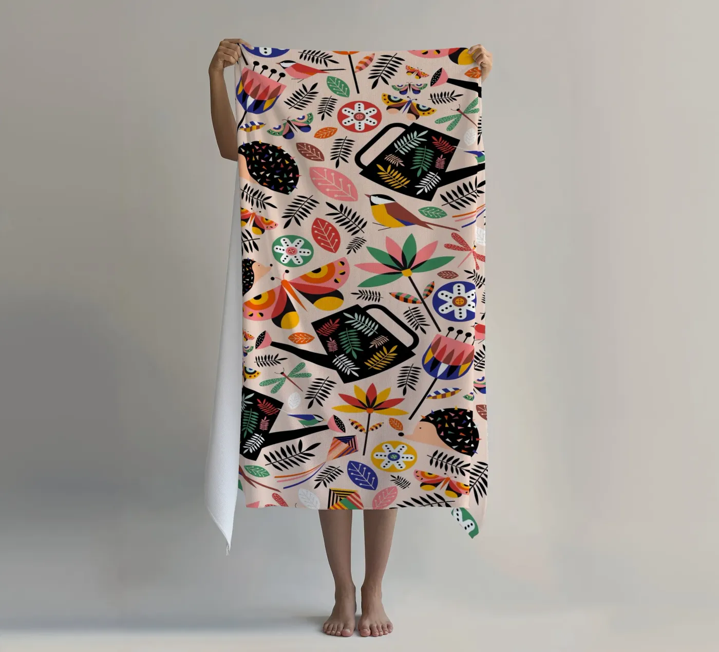 Spring Vibes beach towel by susanapaz