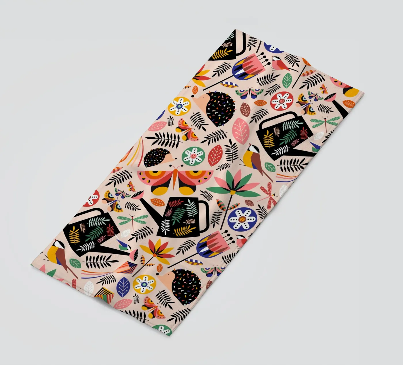 Spring Vibes beach towel by susanapaz