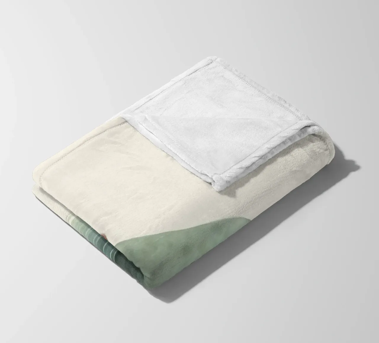 Ippopotamo minimo 3 coperta in pile da Minimal Animal Art