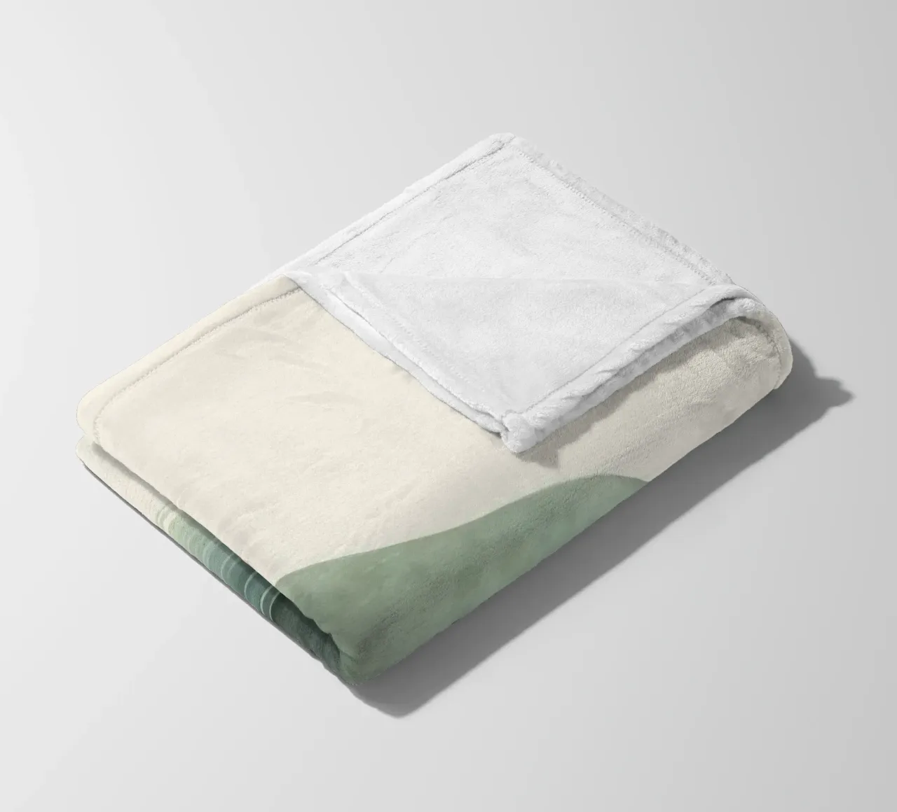 Ippopotamo minimo 3 coperta in pile da Minimal Animal Art