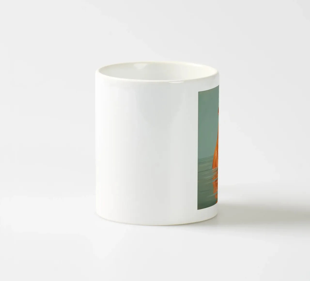 Ippopotamo minimo 4 tazza in ceramica da Minimal Animal Art