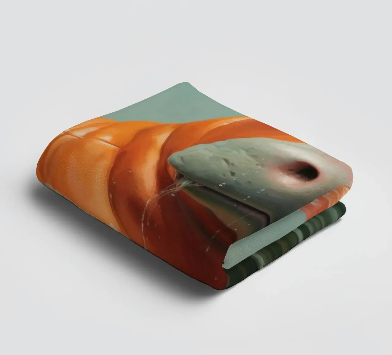 Ippopotamo minimo 4 asciugamano da bagno da Minimal Animal Art