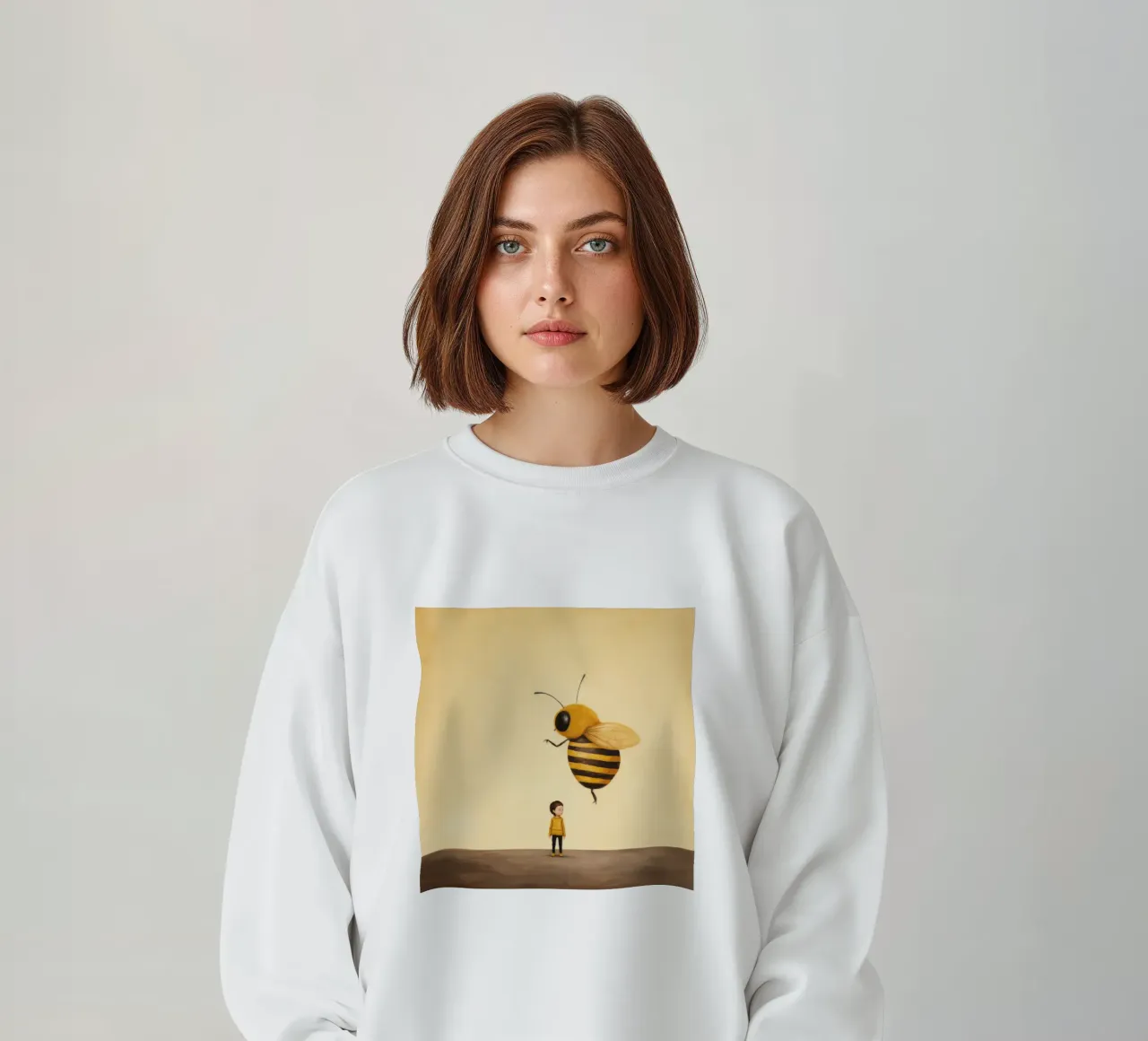 Ape Minima 2 felpa da Minimal Animal Art