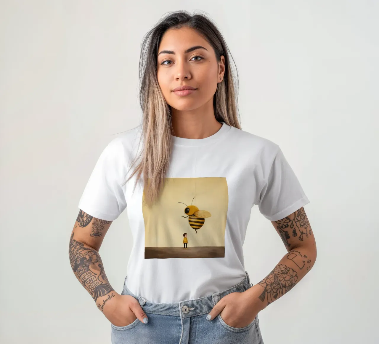 Ape Minima 2 t-shirt da Minimal Animal Art