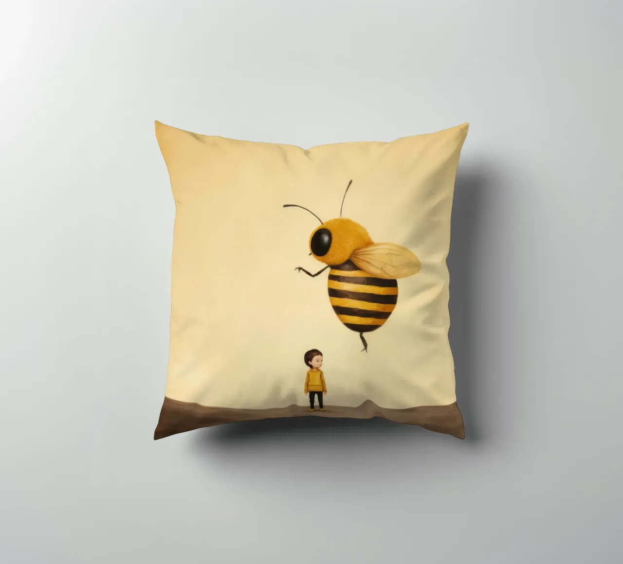 Ape Minima 2 cuscino da Minimal Animal Art