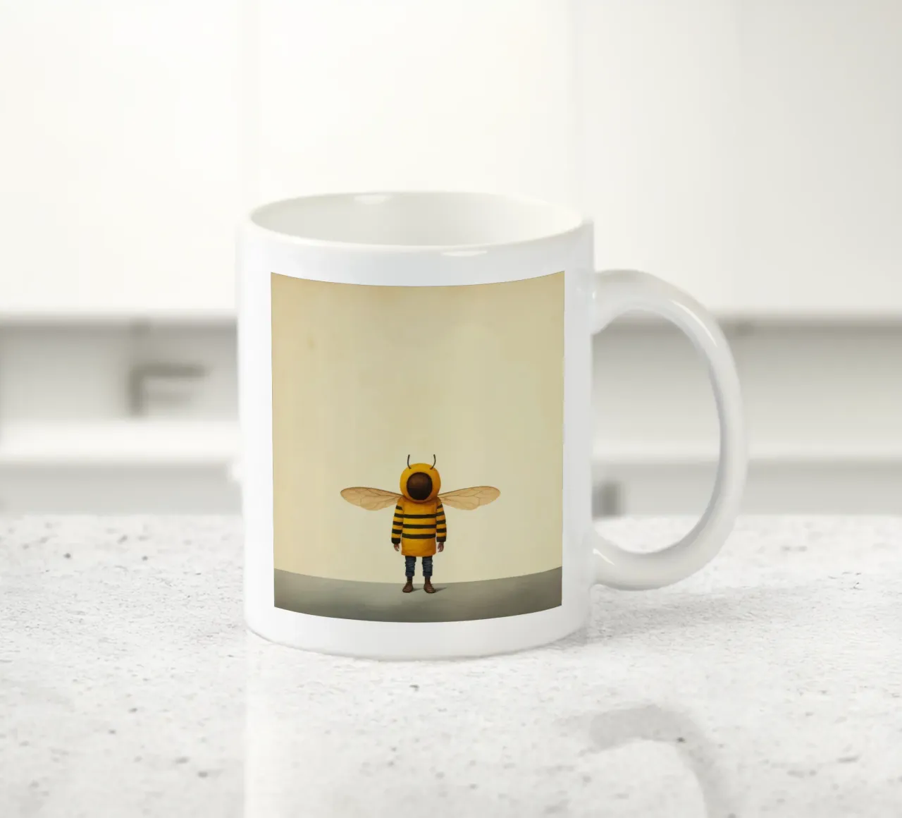 Ape Minima 1 tazza in ceramica da Minimal Animal Art