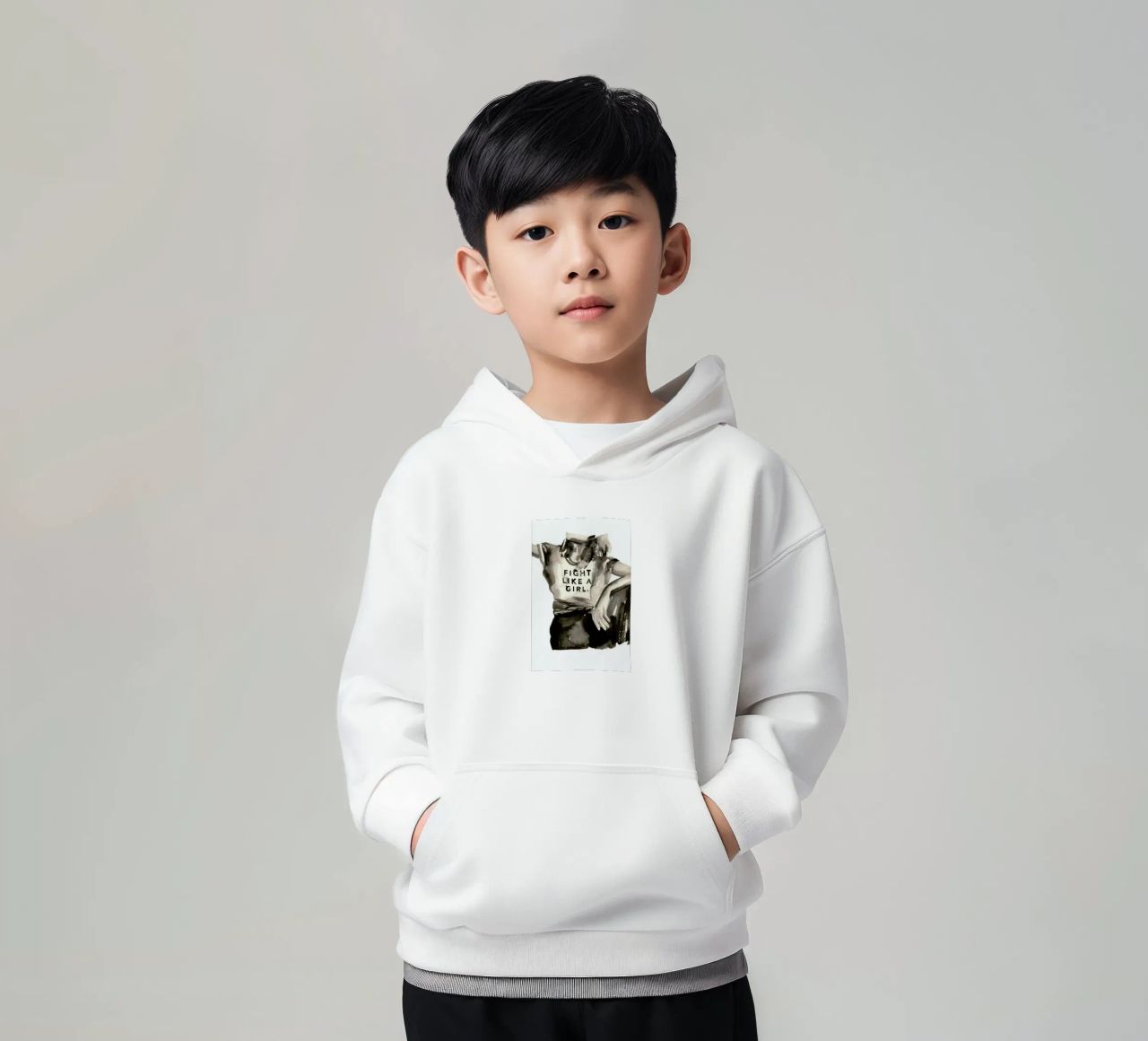 First Rule sudadera con capucha para niño de Victoria Verbaan