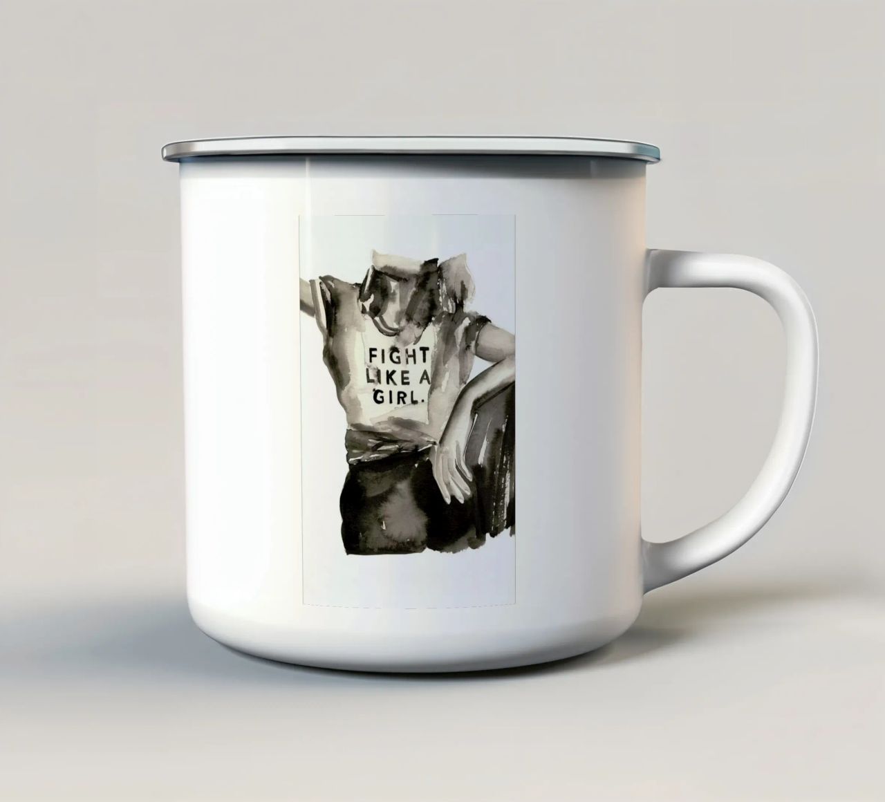 First Rule tazza in smalto da Victoria Verbaan