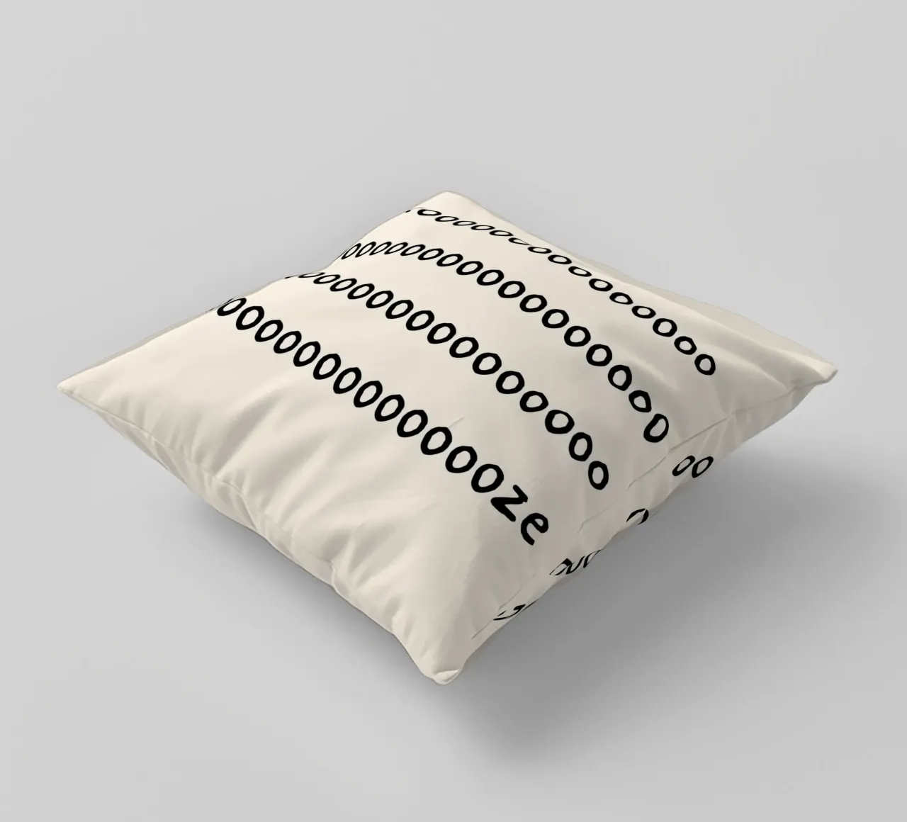 Snooze | Sleepy Vibes Typography Print cuscino da PrintCessStudio