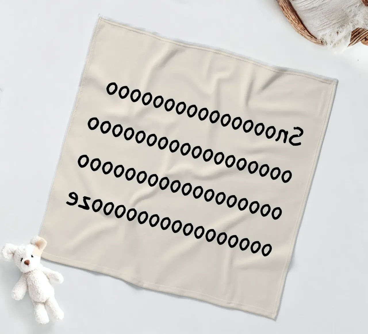 Snooze | Sleepy Vibes Typography Print coperta in pile da PrintCessStudio