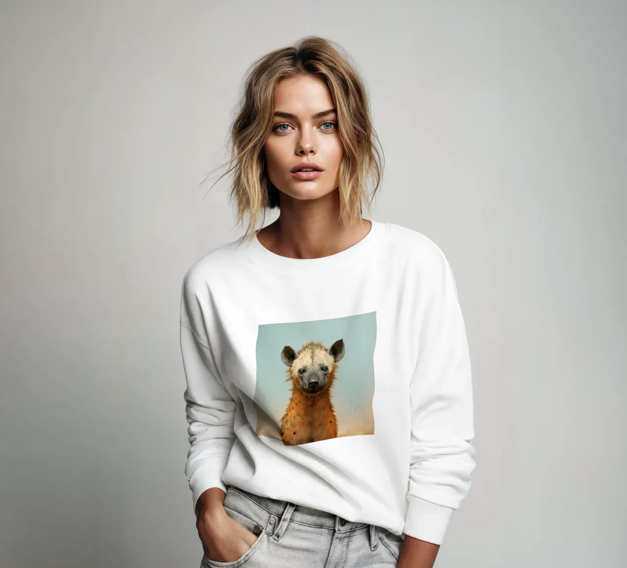 Iena minima 3 felpa da Minimal Animal Art
