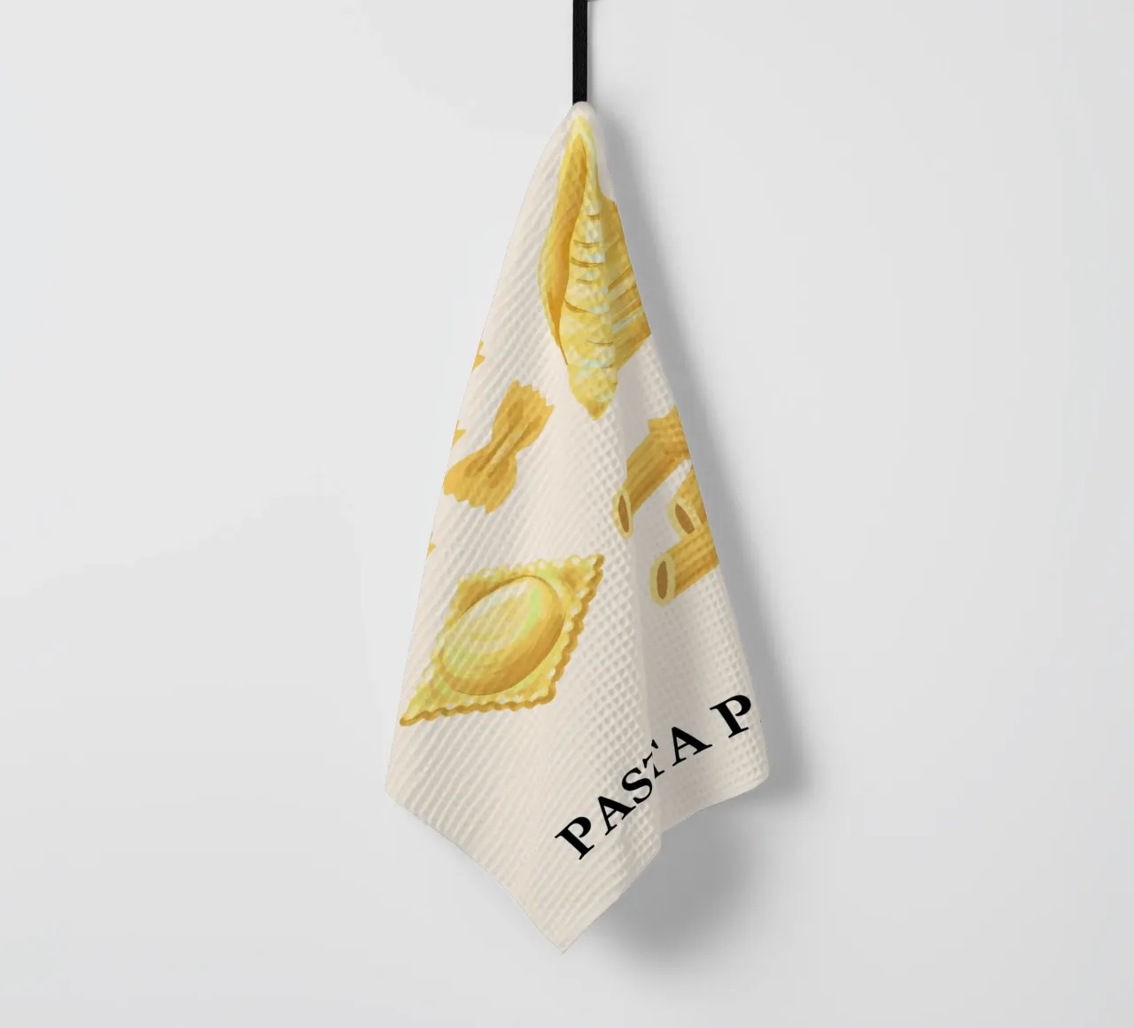 Pasta Lover | Fun & Tasty Typography Print canovaccio da cucina da PrintCessStudio
