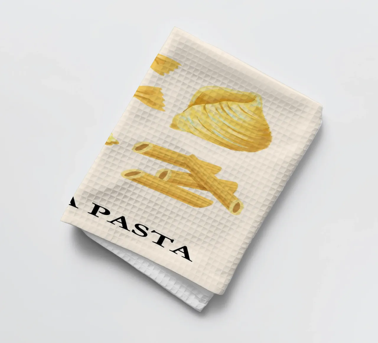 Pasta Lover | Fun & Tasty Typography Print canovaccio da cucina da PrintCessStudio