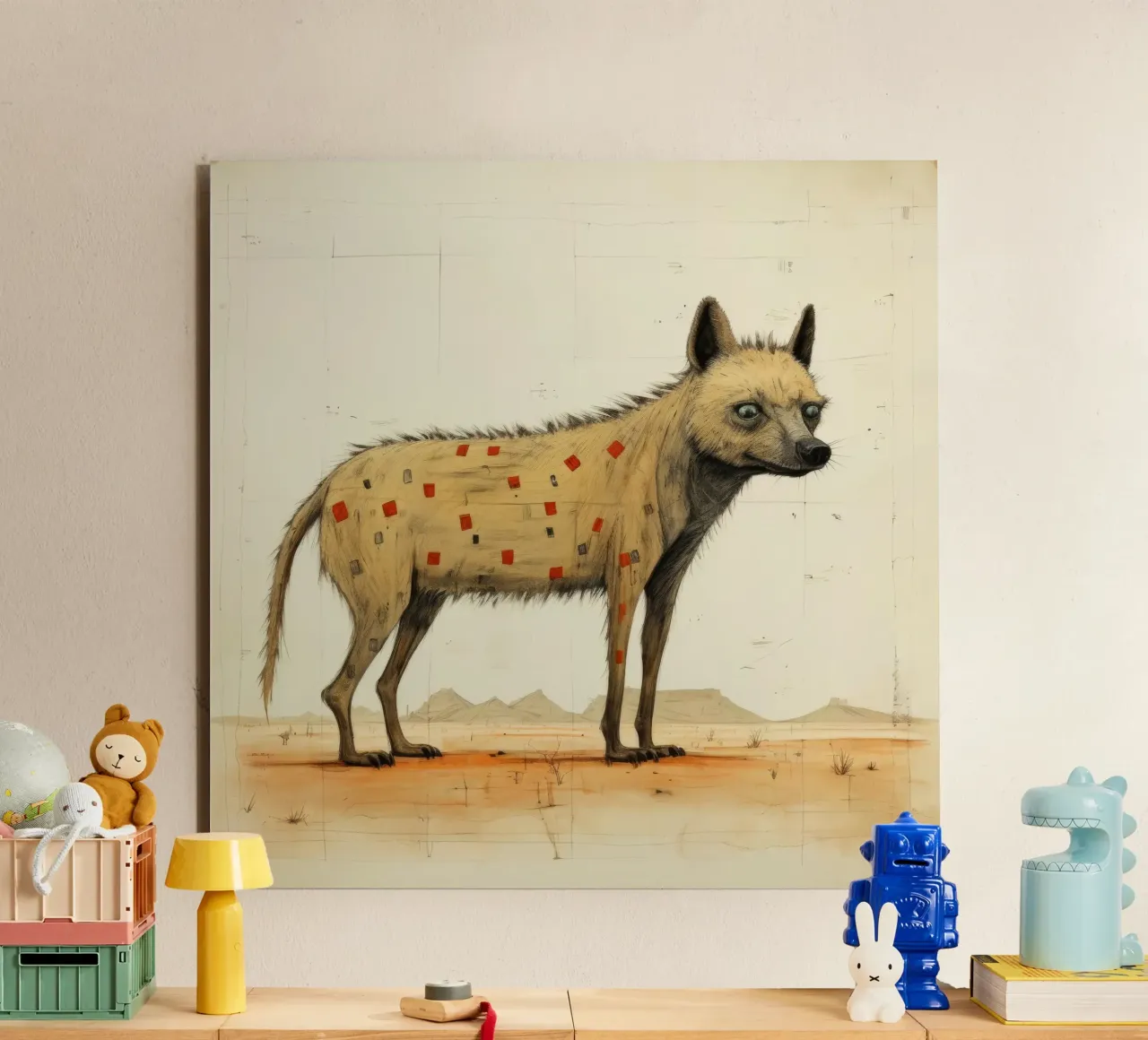 Iena minima 4 alluminio dibond da Minimal Animal Art