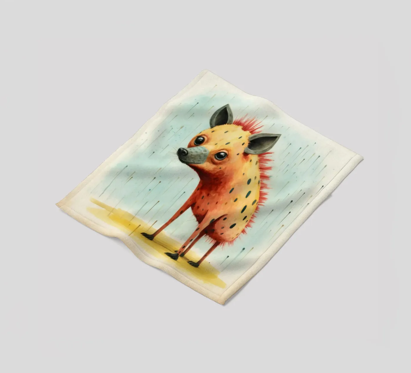 Minimal Hyena plaid polaire de Minimal Animal Art