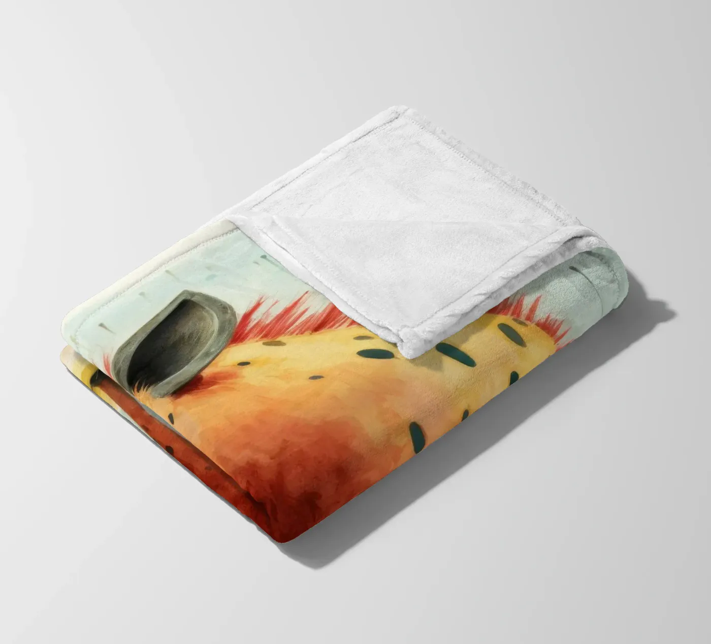 Minimal Hyena plaid polaire de Minimal Animal Art