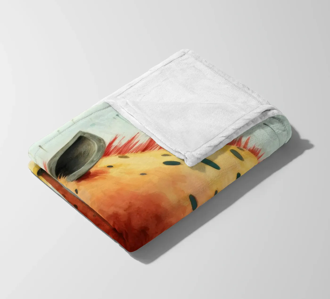 Minimal Hyena plaid polaire de Minimal Animal Art